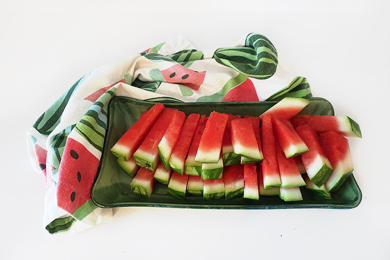 Watermelon Sticks - Step 4 - serve